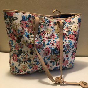 Floral and Beige Tote Bag!